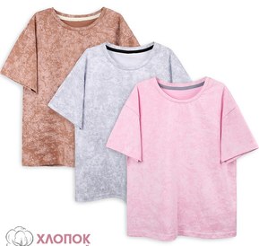 Комплект футболок (разноцвет 6) 1